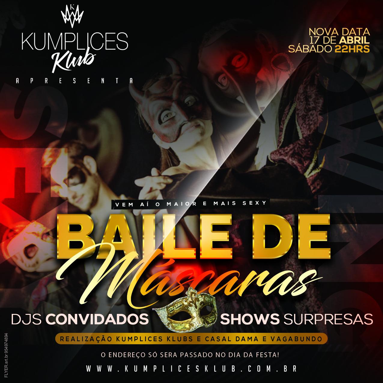 You are currently viewing BAILE DE MASCARAS KUMPLICES KLUB 17/04